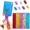 2 Credit Card Puller Silicone Resin Mold, 12 Assorted Color Acrylic Debit Bank Card Grabber, Card Grabber for Long Nails, Keychain Card Picker Epoxy