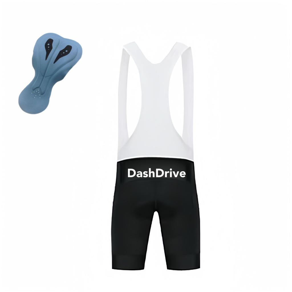 Breathable Road Bike Cycling Bib Shorts with Sweat-Wicking Sponge Seat Pad