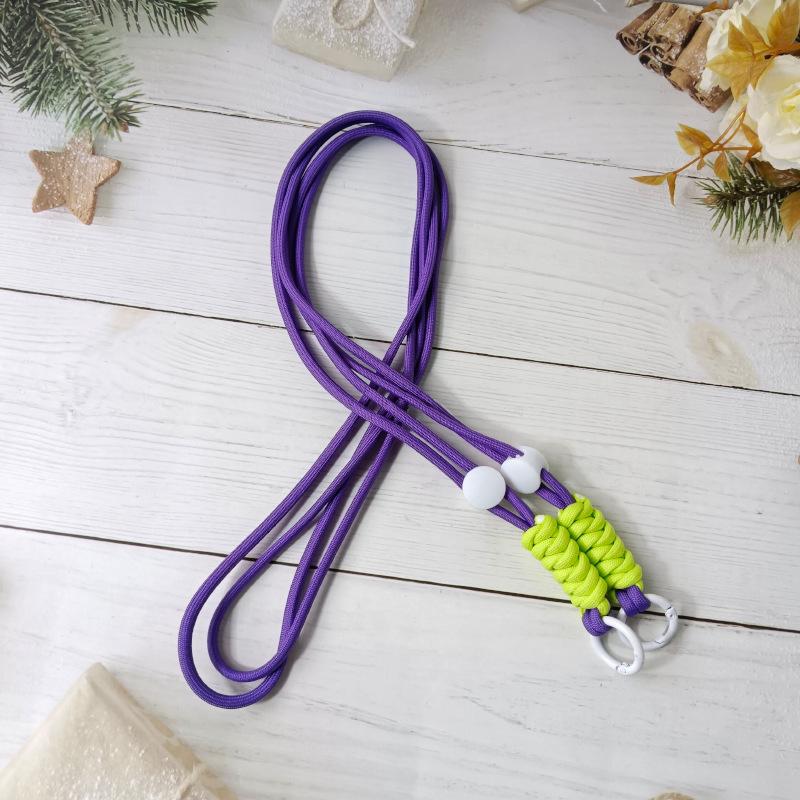 Verstellbares geflochtenes Handy-Lanyard - Abnehmbarer Umhänge-Schultergurt