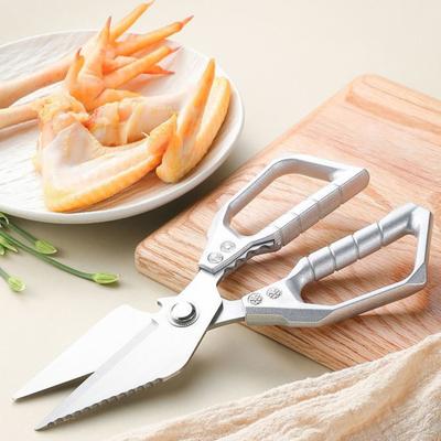Ciseaux de cuisine tranchants pour os de poulet Ciseaux de chef en acier inoxydable Ciseaux robustes pour couper le poisson, la viande, la volaille
