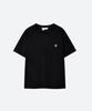 MOONSUN M.C Unisex, Small Argyle Patch T-Shirt / Black