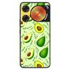 For ZTE Nubia Music 2 Case 2025 Soft Black Silicone Bumper Butterfly Painted Phone Cover for Nubia Music2 Cases Fundas Capa