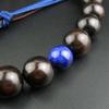 WONDERFUL LOTUS Myorenka (Myorenka) Buddhist Prayer Beads for Men, Jodo Shinshu Buddhist Prayer Beads, 22 Beads, Ebony, Two-Color Tassel, Buddhist Alt