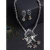 Traditional Oxidised Silver Necklace Jewellery Set for Women
