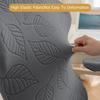 1Set Elastic Stretch Chair Cover Set Fleece Jacquard Office Computer Chair Gaming Chair Covers Color Patchwork