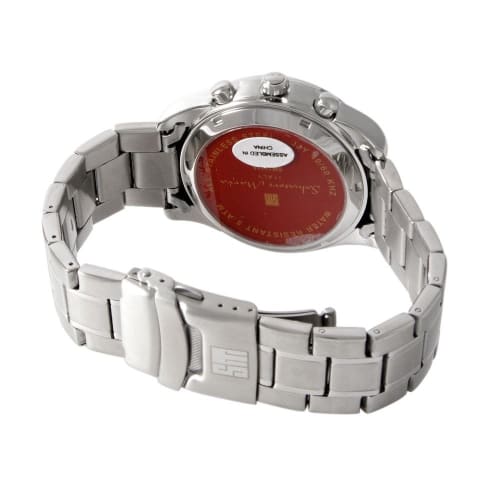 Salvatore Marra Men's Radio-Controlled Solar Watch SM15116-SSBKSV