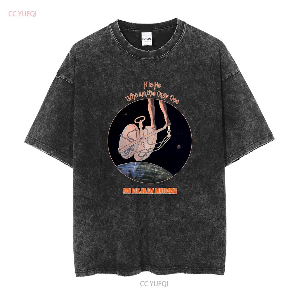 Van der Graaf Generator H to He Who Am the Only One Klasické tričko s dlouhým nebo krátkým rukávem vintage prané unisex mírně