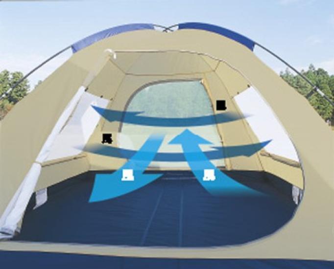 CAPTAIN STAG Ordina Screen Dome Tent (for 6 People) (with Carry Bag) M-3118