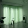 Home Window Screen Curtain Tulle Multi-color Sheer Curtains for Living Room Hotel Beauty Salon Window Privacy Screening Decor