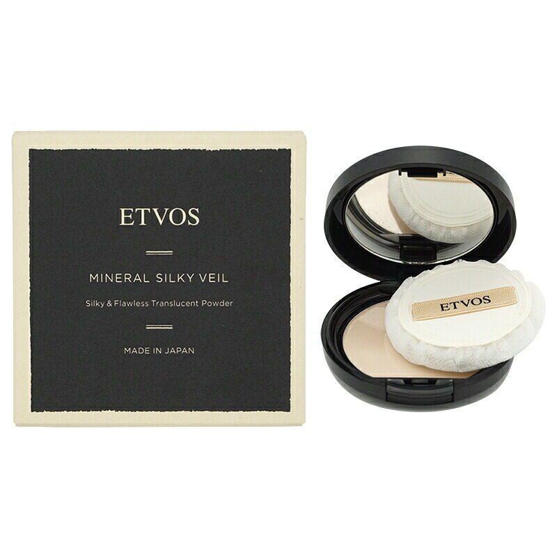 Etvos Mineral Silky Veil Face Translucent Powder Refill with Puff 7g