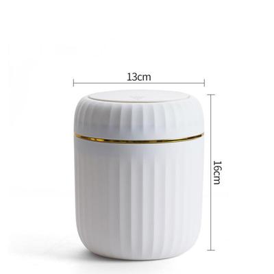 Mini-Mülleimer für den Schreibtisch mit Deckel, Mülleimer, Organizer, Schlafzimmer, Büro, Schreibtisch, Aufbewahrungsbox aus strapazierfähigem Kunststoff, Haushaltswaren