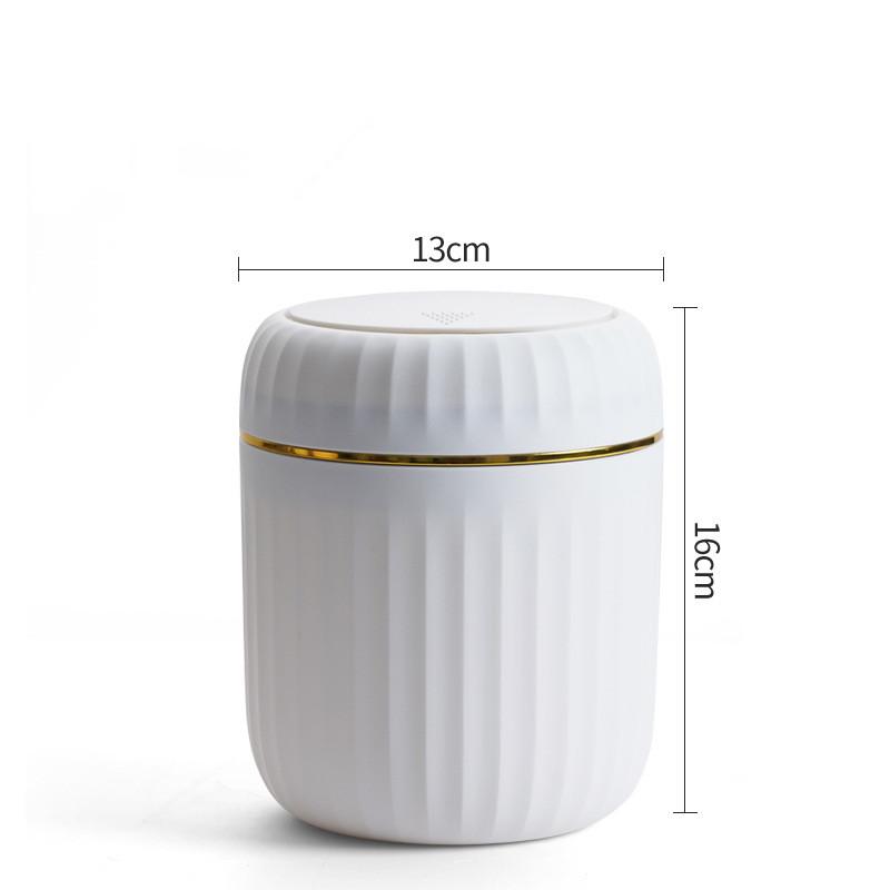 מיני פח אשפה שולחני עם מכסה פח אשפה ארגונית חדר שינה שולחן משרדי קופסת אחסון עשויה פלסטיק עמיד ציוד לבית