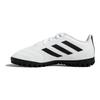 Adidas Goletto 8 Comfortable Shock Absorbing Durable Low Top Kids Soccer Shoes Kids Soccer Shoes White Black HQ4485