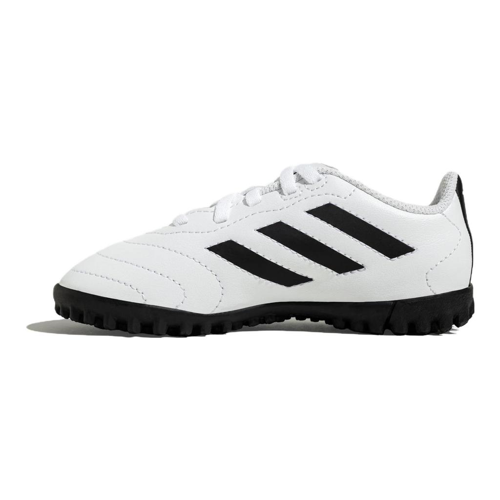 Adidas Goletto 8 Comfortable Shock Absorbing Durable Low Top Kids Soccer Shoes Kids Soccer Shoes White Black HQ4485