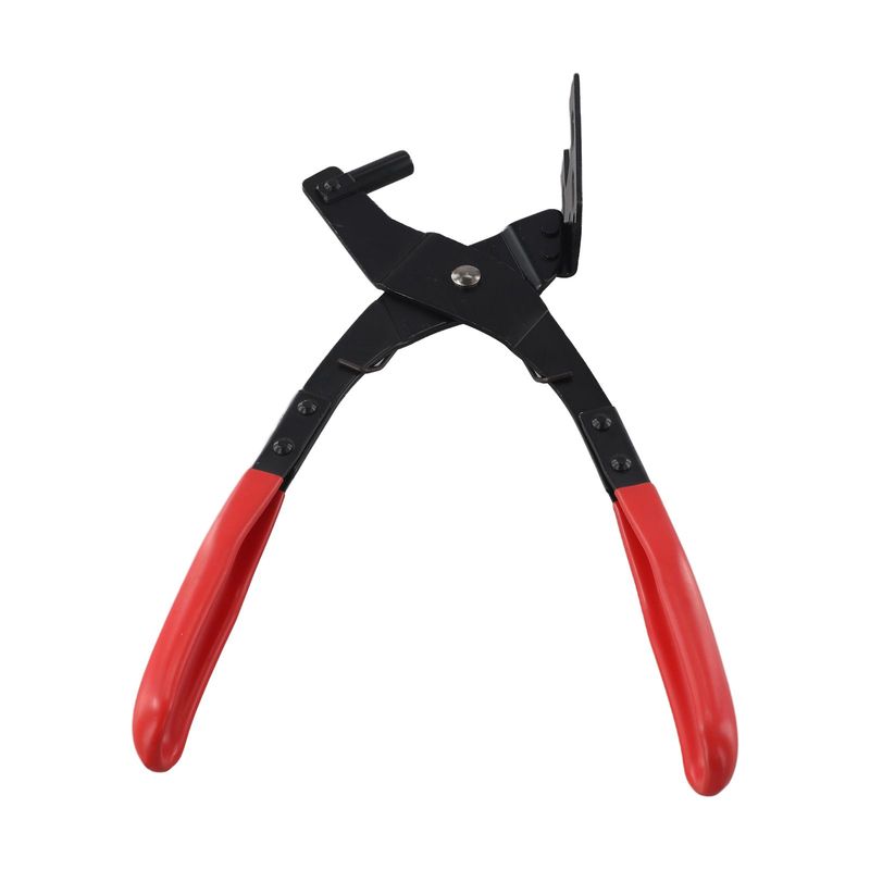 Hanger Removal Tool Rubber Bracket Pliers 0.8-Inch Head Width 11.6-Inch Length 25-Degree Offset Design Automotive Repair