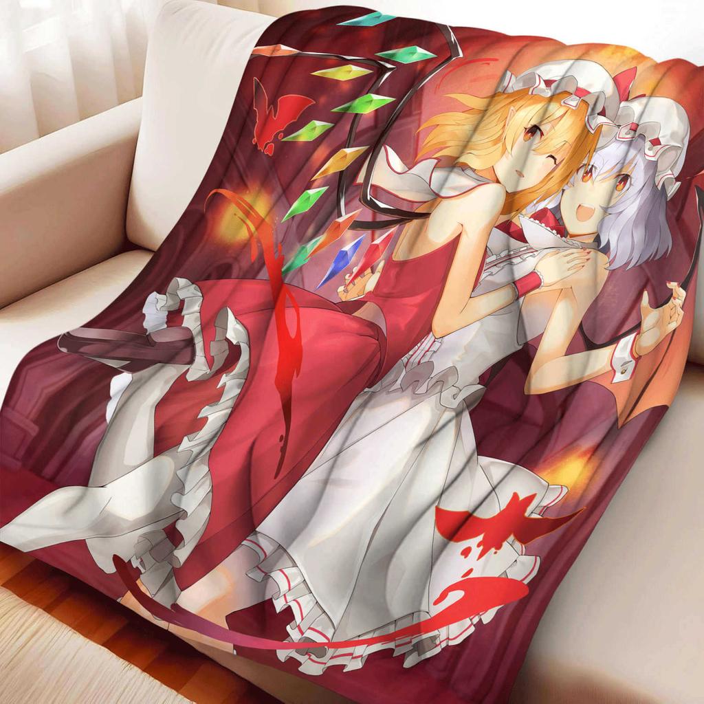 Cute Cartoon Girl Firefly Soft Flannel Blanket Cover Warmth Soft Anime Blanket Multifunctional Decor Home Universal Blankets