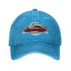 My drawing of the iconic red RF Japanese roadster sports car with background  Baseball Cap Thermal Visor FeUnisex Unisexs