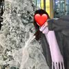 Korean version of mohair plaid scarf women's winter sea salt milk coffee blue thickened atmosphere warm student shawl scarf