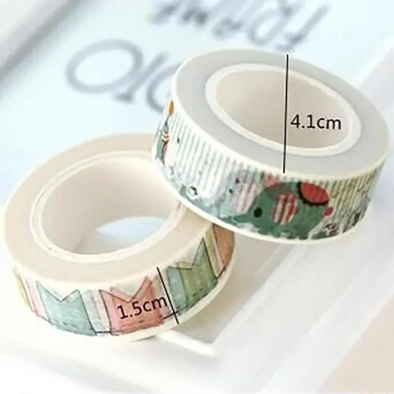 New Creative Cartoons and Paper Tape Student DIY Original Diary Hand Account Materials Easy To Tear Gift Stickers Random Styles