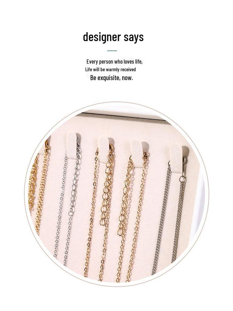 Three-Layer High-End Jewelry Storage Box with Drawers and Partitions