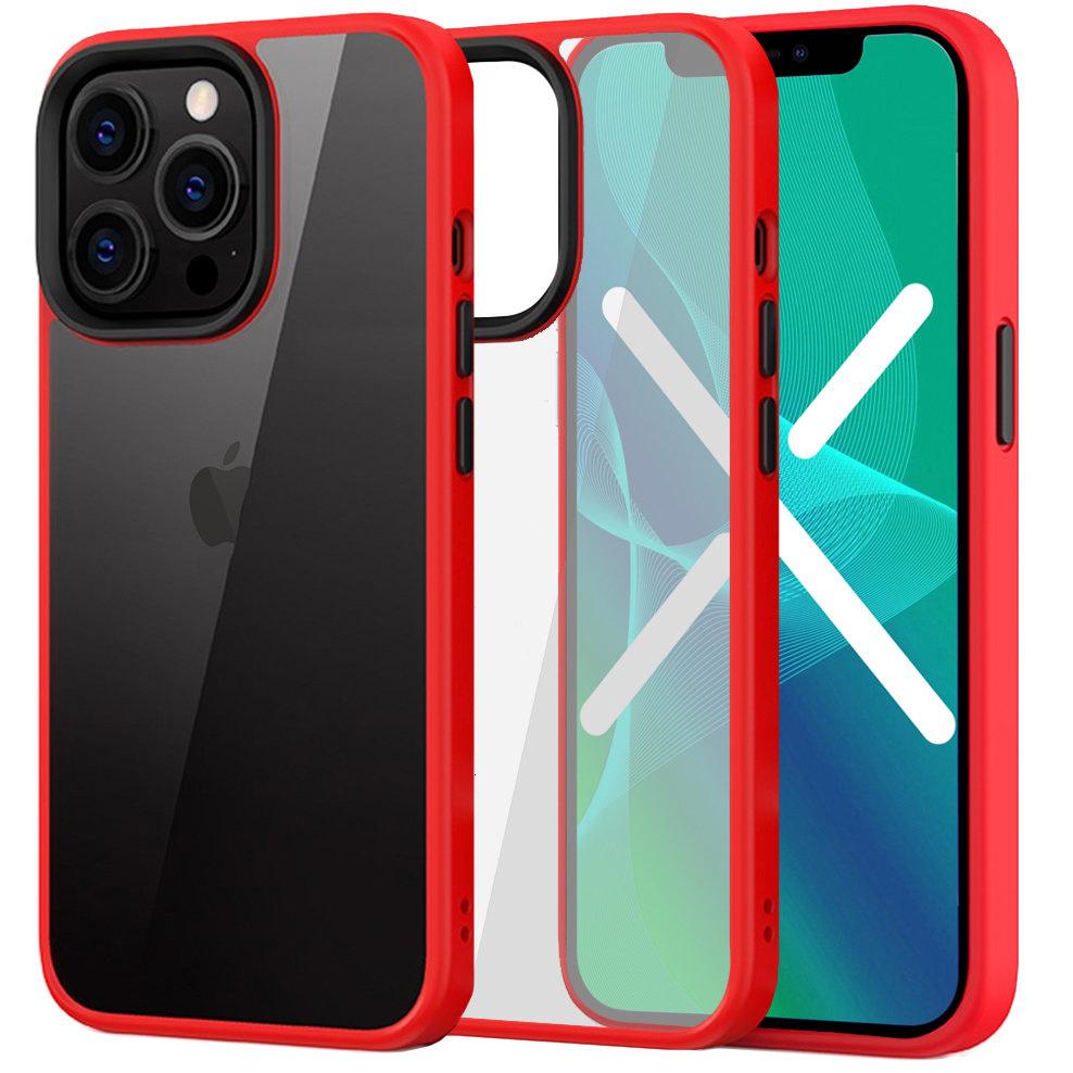 ERBORD Hybrid Case for iPhone 13 Pro, red