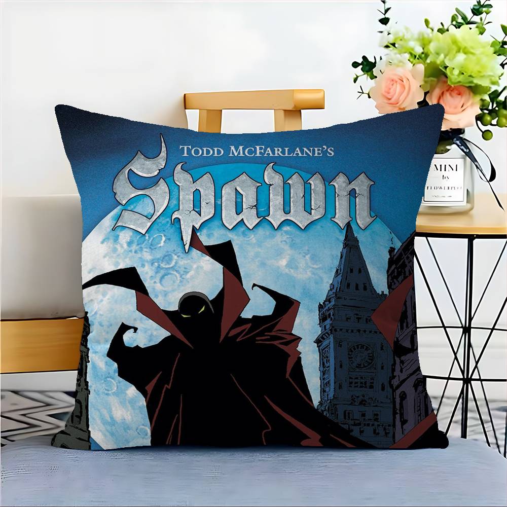 Supernatural Horror Film S-Spawn Cushion Cover Pillow Cover Decor Pillowcase Printed Cushion Case For Couch