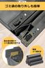 Slim Car Trash Can with Hook and LED Made of Magnet PU Large Fits Multiple Car Suitable for Passenger and Rear Convenient Car and Trash Bag Included