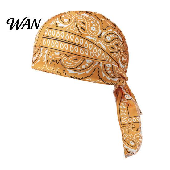 Lightweight Outdoor Cap Paisley Cooling Headscarf Set, Sweat Wicking Adjustable Secure Fit Headwear Straps Elastic Breathable Hand Washable