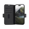 Étui folio - dbramante1928 - iphone 16 pro - cuir noir - fonction stand - emplacements cartes