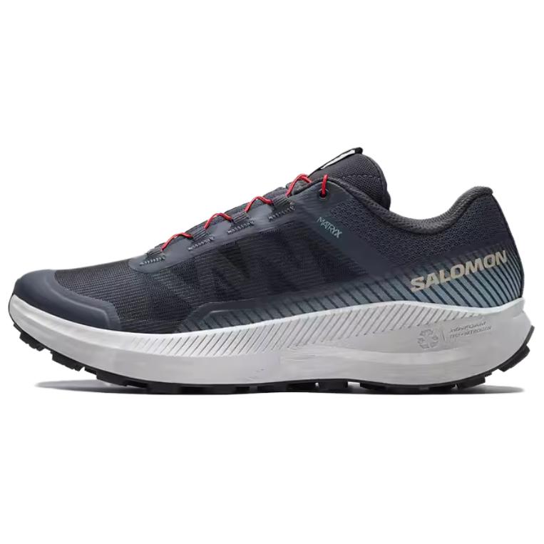 Salomon Vision Fashion Trend Non-Slip Wear-Resistant Breathable Lightweight Low-Top Running Shoes Unisex Running Shoes Deep-Blue 475284