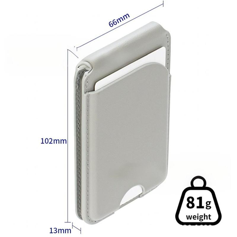 Pivot-Fold Magnetic Card Holder With Magsafe Strong Magnetic Phone Mount With Adjustable Stand