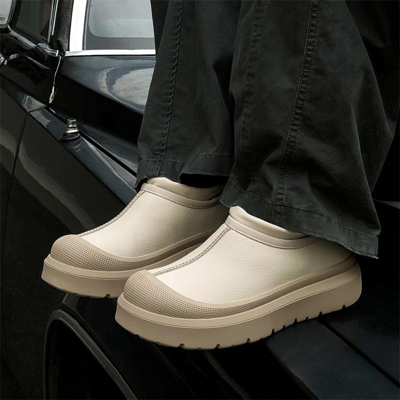 Bottes de neige étoile velours chaussures thermiques coton plateforme chaussures paresseuses bottines courtes couple chaussures pain