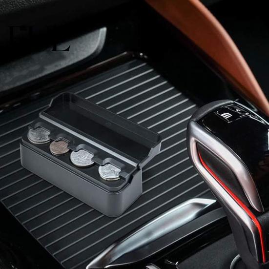 Car Change Holder Coin Box Convenient Organizer Vehicle Storage Compact Durable Container for Auto Home