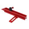 Woodworking 4 Sided Guiding Ruler with Scale Aluminum Alloy Magnet Position Marking Tool for Cabinets Ceilings Frame