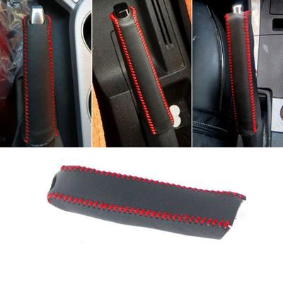 PU Leather Car Handbrake Cover Anti-slip Easy To Install Handbrake Grip Cover Car Handbrake Sleeve Protective Case