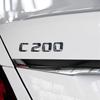 3D ABS Chrome Car Rear Trunk Emblem Badge Letters C180 C200 C220 C250 C300 C350 4MATIC Logo For W205 W204 Accessories