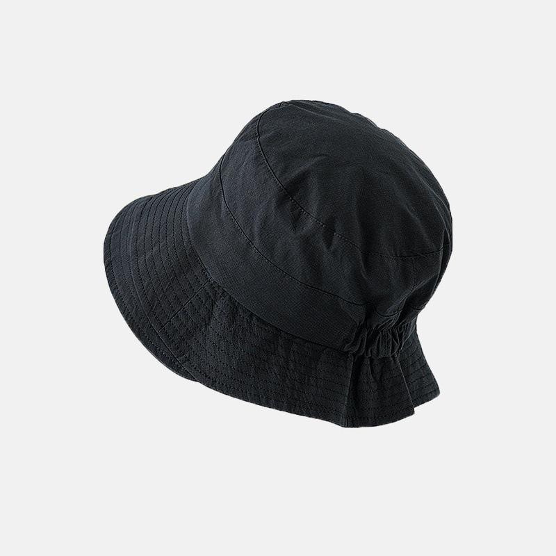 

Повседневная шляпа рыбака в японском стиле с защитой от солнца и ультрафиолета, кепка для кемпинга, лето One Size чёрный