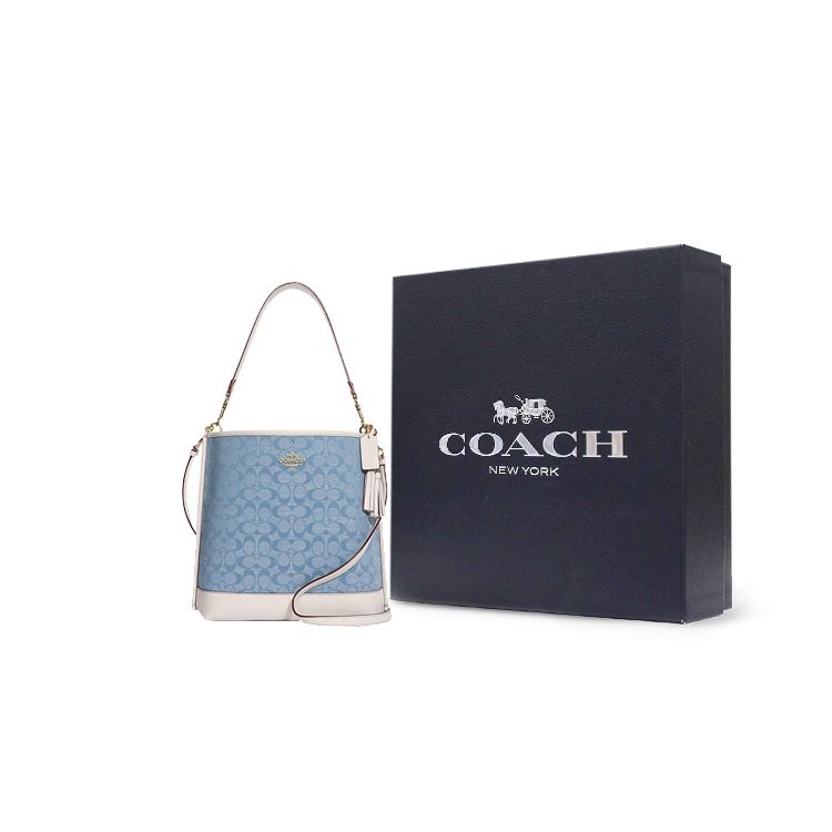 Coach Mollie Bucket Bag Women handbags Blue CA562-IMUDY