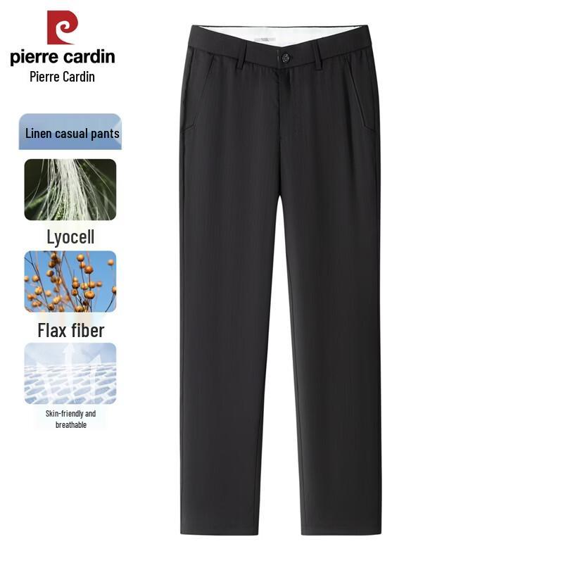 

Pierre Cardin Men s Tencel Lyocell Blend Business Casual Straight-Leg Pants 32