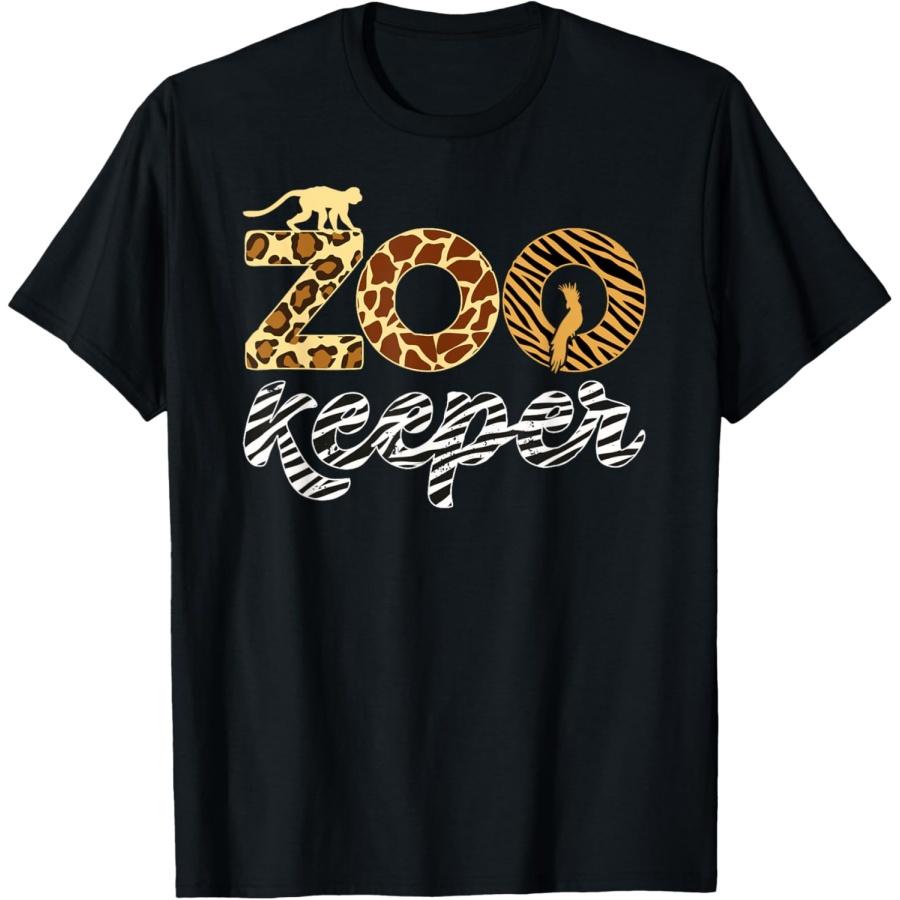 

Zookeeper African Animal Zebra Leopard Print Savanna Life T-Shirt XXXXXL чёрный