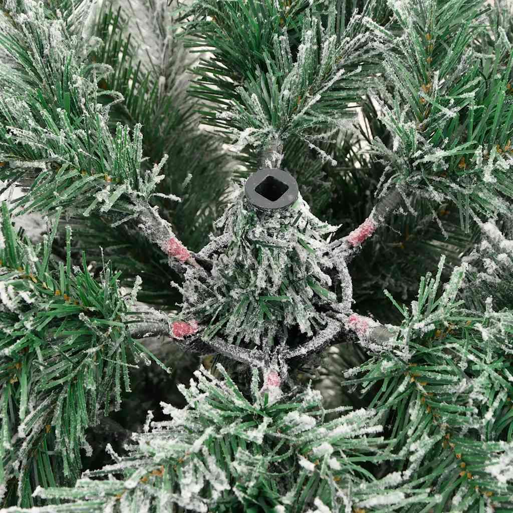 Artificial Christmas Tree Foldable Snow Flocked 150 cm