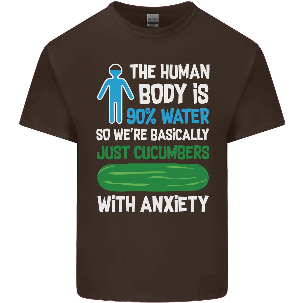 Were Basically Cucumbers With Anxiety Unisexs Light Cotton TShirt