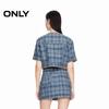 ONLY 2024 Summer Plaid Short Denim Jacket for Women