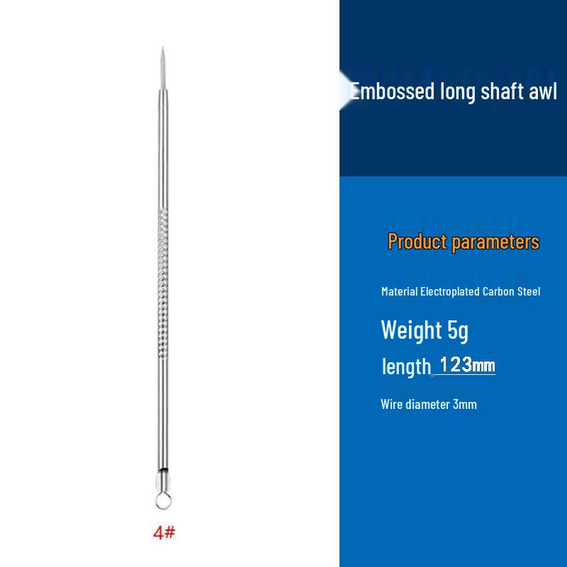 Stainless Steel Double-Ended Pimple Tweezer & Blackhead Remover Tool Set