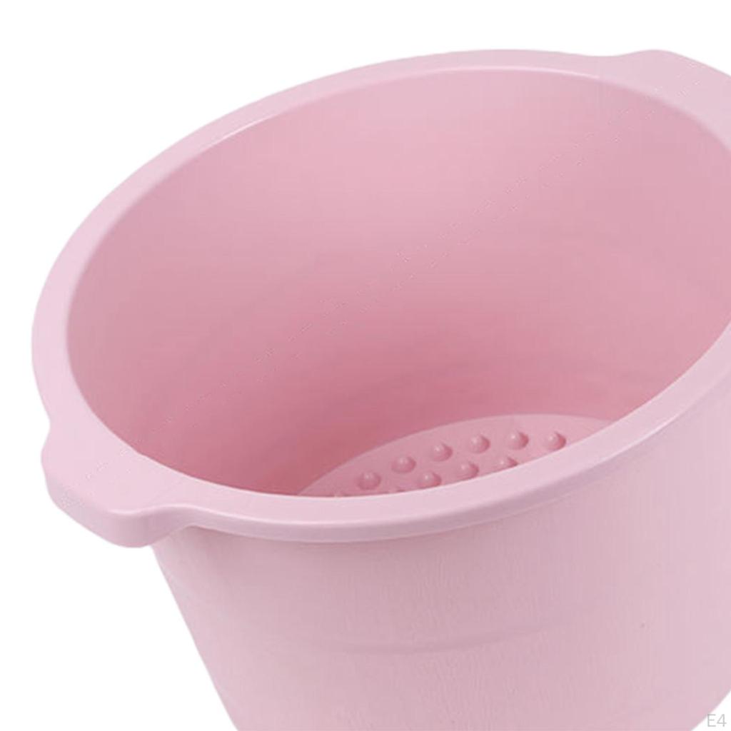 Foot Bath Basin Soaking Tub Lightweight 11.81x9.06inch Versatile Massage Bucket for