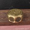 Brass Eight- Money-Making -Attracting Stress-Relief Ten-Sided Spinner Pure Copper Handheld Pixiu Wealth-Bring