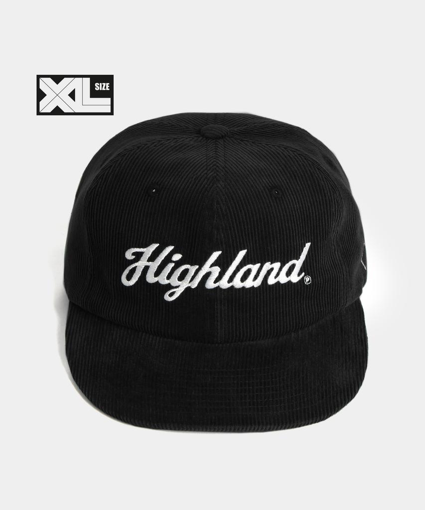 Peullaeto Big Size Corduroy Cap Xl High Codu Cap Black