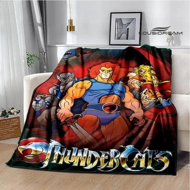 Thundercats Cartoon printed blanket Picnic blanket Warm Flannel blankets Home bed linings blankets for beds Birthday Gift