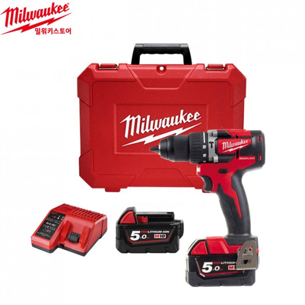 

Компактный бесщеточный перфоратор Milwaukee 18 В, полный набор M18 CBLPD 502C