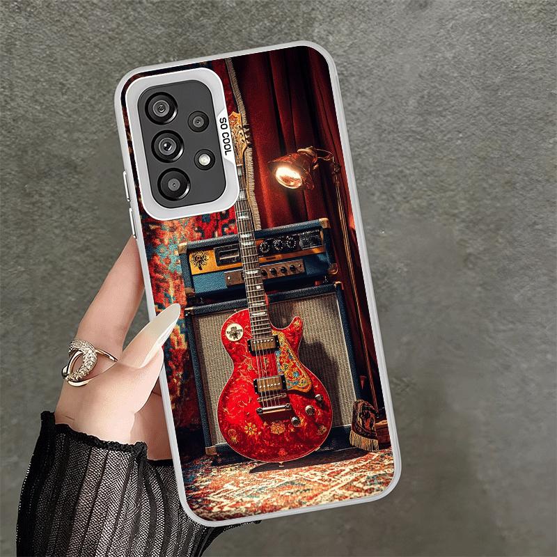 

Guitar Retro Rock Music Shockproof Phone Case for Samsung A17 A16 A15 A14 A37 A57 A36 A56 A26 A35 A55 A25 A34 A54 A24 A13 A23 A3 Samsung A16